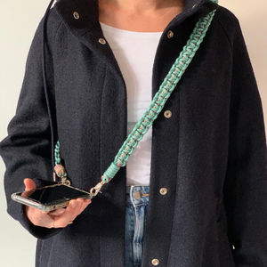 Neues Produkt 2026 Universelles Handy-Trageband Lanyard-Halter Telefonband Halsband Handgefertigte Makramee-Knoten Paracord-Handyband - Product Image 5