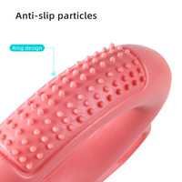 Separador de Dedos de Silicona con Forma de Pata, Anillo de Agarre con Puntos de Masaje, Ejercitador de Mano para Rehabilitación y Entrenamiento de Fuerza de Dedos