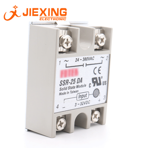 SSR-25DA 25A 3-32VDC อินพุต24-380VAC เอาท์พุทเฟสเดียว DC ถึง AC SSR โซลิดสเตตรีเลย์ - Product Image 2