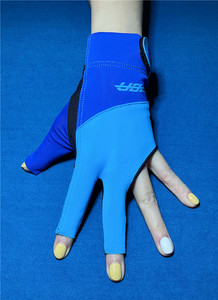 Guante de billar CPBA para mano izquierda, 3 dedos, guante de billar cosido resistente para hombres y mujeres, todas las tallas - Product Image 1