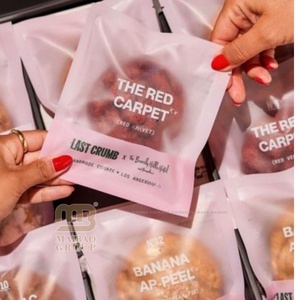 Tùy chỉnh sang trọng niêm phong nhiệt Ziplock túi nhựa rõ ràng cho bánh quy kẹo thực phẩm cho bao bì cookie với in mờ - Product Image 1