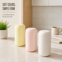 Mini thermos de 400 ml, tasse à double paroi en acier inoxydable, isolée sous vide, mini capsule, bouteille d'eau de poche avec filtre