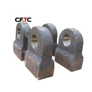 Tête de marteau en acier à haute teneur en manganèse, pièce de rechange OEM, batteur de marteau pour concasseur de pierres, usinage par coulée - Product Image 6