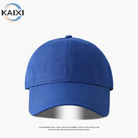Op maat gemaakte grote 65cm effenkleurige 6-delige katoenen baseballpet, sportieve streetstyle, gebogen klep, grote golfpet voor vaders