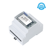 Compteur d'énergie Eastron SDM630MCT 40mA MID pour systèmes électriques monophasés et triphasés, compteur de qualité d'énergie bidirectionnel