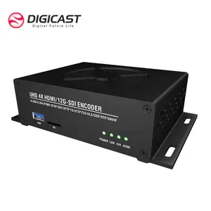 UDP Multicast UHD HD MI SDI Encoder IPTV H264 H265 4K 60FPS IP Video Encoder