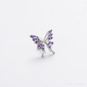 Boucles d'oreilles papillon 316L en acier inoxydable, clips d'oreille non-percés, bijoux de <span class=keywords><strong>piercing</strong></span>, vente chaude - Product Image 6