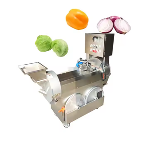 Cortadora Industrial Automática de Alta Calidad para Frutas y Verduras, Máquina Rebanadora y Picadora de Acero Inoxidable 304 con Motor - Product Image 1