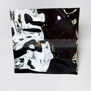 LL29 Direct Manufacturer 316 Stainless Steel Water Ripple Ceiling <b>Sheet</b> PVD Coating Black <b>Mirror</b> Water Wave for Shopping Mall - Product Image 3