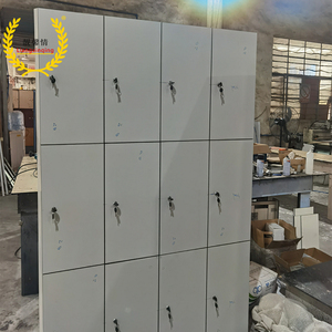 Mueble de Almacenamiento Compacto en Forma de Z, Color Personalizado, Tablero Impermeable, Mueble Decorativo para Villa, Diseño Personalizado, 2 Armarios Compactos - Product Image 1