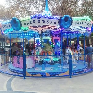 <span class=keywords><strong>Manège</strong></span> de fête foraine chinois économique, mini carrousel 16 places pour enfants, grande attraction Tiovivo à vendre - Product Image 5