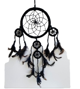 Atrapasueños Colorido Hecho a Mano con Diseño de Luna, Adorno Decorativo para Colgar en la Pared del Dormitorio o Cuarto de Niños, Regalo Artesanal de Moda - Product Image 1