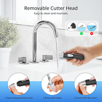 Tondeuse Électrique Professionnelle Rechargeable Multifonctionnelle pour Oreilles, Sourcils et Nez pour Hommes