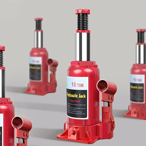 <span class=keywords><strong>Cric</strong></span> <span class=keywords><strong>hydraulique</strong></span> vertical rouge monté sur camion pour l'entretien des pneus de voiture - Product Image 3