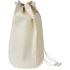 Borsa in cotone con lacci personalizzabile per merchandising - Product Image 3