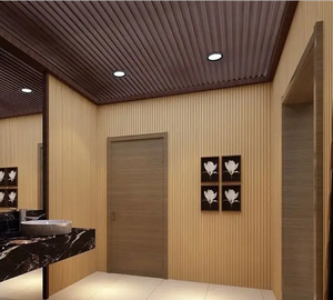 Giá tấm ốp tường chống cháy, chống khói hình oval của nhà sản xuất, chất liệu marmol nội thất, gỗ, bạc, tấm ripado bằng gỗ, tấm tường WPC - Product Image 6