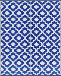 Alfombra Impermeable de Polipropileno Tejida a Máquina de 5x8 pies, Resistente a las Manchas, Antideslizante, Lavable, Apta para Mascotas, para Interiores y Exteriores - Product Image 2