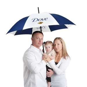 customized logo brand windproof promotion gift straight umbrella manufacturer
