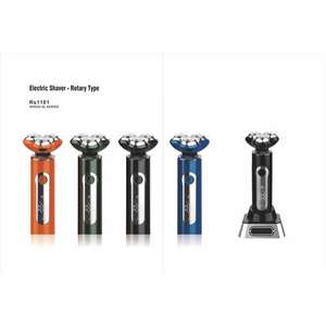 MIOCO-<span class=keywords><strong>Afeitadora</strong></span> eléctrica inalámbrica profesional para hombre, <span class=keywords><strong>afeitadora</strong></span> de triple <span class=keywords><strong>hoja</strong></span> <span class=keywords><strong>intercambiable</strong></span>, resistente al agua - Product Image 4