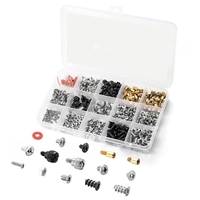 OKYN251030-105 Kit de 502 Tornillos para Caja de Ordenador, Soportes de Placa Base y Herrajes de Montaje para Construcción y Reparación de PC