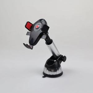 Support télescopique pour téléphone portable de voiture à longue tige Ventouse de pare-brise en ABS pour le placement portable de la console centrale - Product Image 2