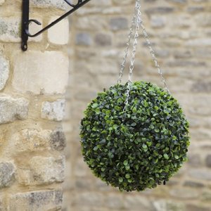 Nouvelle boule d'herbe artificielle milan/geen, boules décoratives en bois de boxeur artificiel pour décoration de jardin - Product Image 2