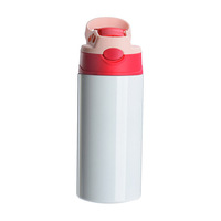 Gobelet isotherme portable en acier inoxydable 304 pour enfants, avec paille, pour l'extérieur et la voiture, idéal pour les voyages transfrontaliers