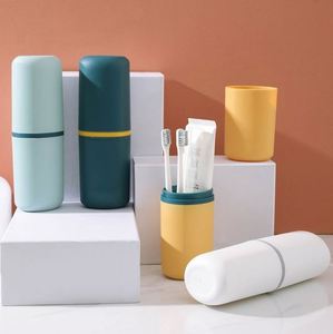Étui de voyage portable personnalisé pour distributeur de brosses à dents, en plastique durable et anti-poussière, vente en gros - Product Image 1