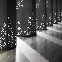 Sistema de Revestimiento de Columnas con Panel de Aluminio de Forma Especial para Muros Cortina y Decoración Exterior de Edificios