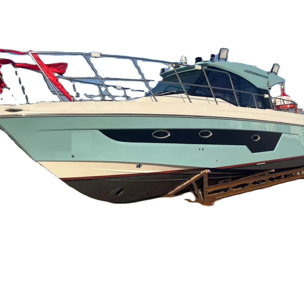 Barco DE PESCA DE ALUMINIO Fujin con color personalizable con motor fueraborda y certificado CE hecho en China