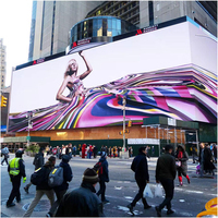Écran LED d'extérieur ultra-fin à installation fixe P5, affichage publicitaire couleur HD, panneau LED mural