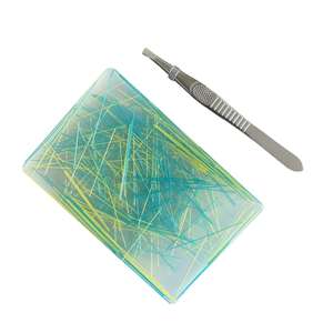 Jouet en silicone rectangulaire à décoller, éducatif, sensoriel, anti-stress, avec autocollants personnalisables, ensemble d'entraînement, jouet en plastique et caoutchouc - Product Image 6