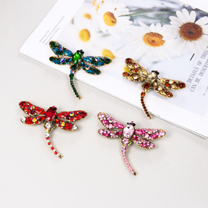 Weiman High Quality Large Crystal <strong>Dragonfly</strong> Brooch Assorted Colors Fashion Ornament Decor <strong>Jewelry</strong> for Children's Wedding Alloy - Product Image 4