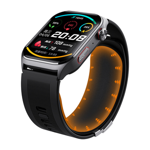 Reloj Inteligente con Bomba de Aire de Grado Médico ECG F520 Pro, Informe de VFC, Monitor de Frecuencia Cardíaca, Presión Arterial, Detección de Caídas, Rastreador de Salud - Product Image 3