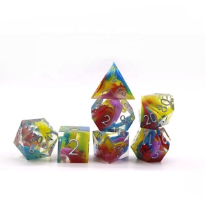 Xúc Xắc Nhựa Nhiều Màu Tùy Chỉnh D20 Rồng 16Mm Dnd Trò Chơi 4 Màu Xúc Xắc Màu Hơi - Product Image 3