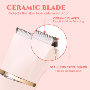 Rasoir électrique indolore pour femmes, épilateur, rasoir facial et tondeuse pour les poils du bikini, pour usage domestique - Product Image 3