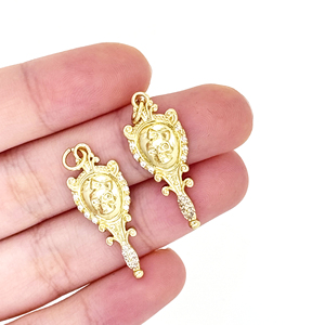 新品マジックスカル骨金メッキレイヤーペンダントDIYブレスレットネックレスイヤリングアクセサリー - Product Image 3