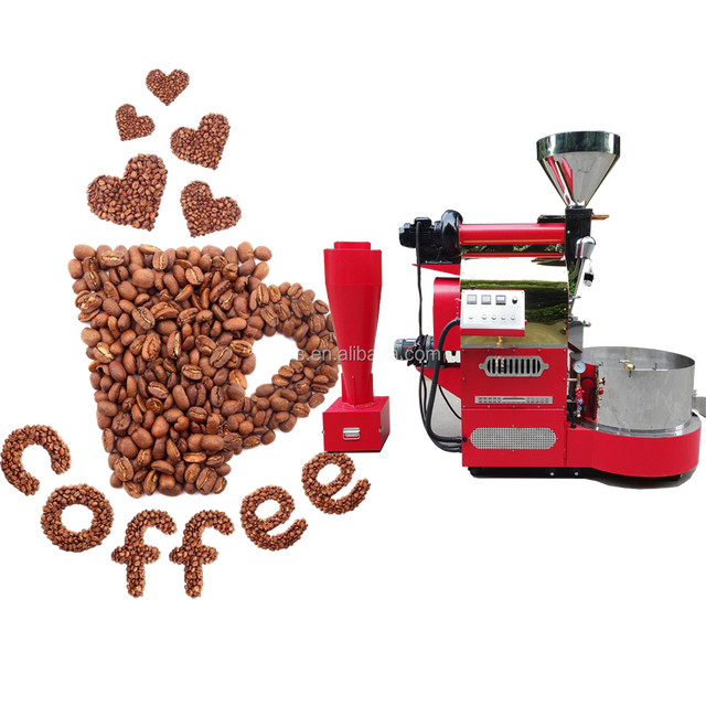 Home Commercial 1Kg 2Kg 3Kg Coffee Roaster Green Beans Roasting Machine