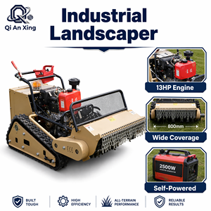 Trinciaerba Semovente Telecomandata a 4 Tempi Senza Fili 800mm per Pendenze fino al 50% con Falciatrice a Flagelli 13HP Diesel Ibrida per Controllo Vegetazione Industriale - Product Image 3