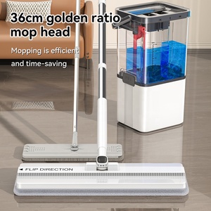 Dễ dàng-to-Sử Dụng Phẳng Ma Thuật Lau Với Cực Thép Sợi Nhỏ Vải Có Thể Gập Lại Làm Sạch Xử Lý Mới Phong Cách Nhựa Vật Liệu Kim Loại - Product Image 5