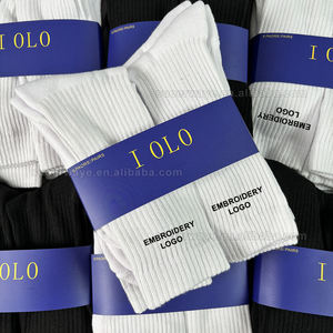 حزمة 6 أزواج الموضة الأكثر مبيعًا للرجال والنساء عدم الانزلاق مزيل العرق التطريز تصميم طاقم الجوارب محبوك لجميع الفصول - Product Image 2