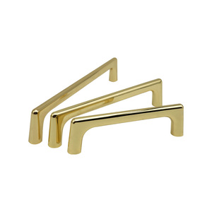 厂家直销简约长款家具拉手实心衣柜门把手电镀锌合金批发 - Product Image 1