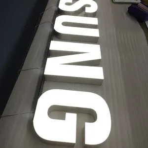 Custom 3D LED Signs Front lit fabricated Resin Sign Letter Channel Letters Sign for indoor use