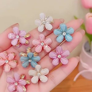 Super Fairy Hair Claw Clips Mujeres Small Rose Flowers Metal Mini Cute Hair Clips Niñas Exquisito Peinado Niños Accesorios para el cabello - Product Image 1