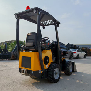 HAIJU Hydrostatic Ride on Mini Wheel Loader H150 4x4 Wheel Drive Capacity 400-500kg <strong>Tire</strong> 23x8.5-12 Speed 20km/h Cheap <strong>Price</strong> - Product Image 6