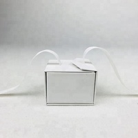 Boîte à bijoux en carton avec logo personnalisé, pour boucles d'oreilles, bagues, bracelets, colliers, montres, emballage de bijoux avec ruban