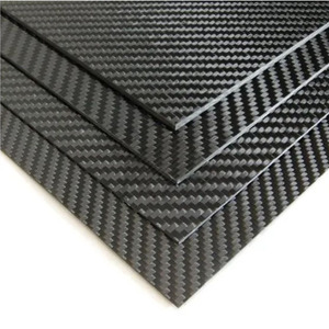 Lámina de Fibra de Carbono 100%, Lámina de Fibra de Carbono Suave, Delgada y Flexible de 0.4mm 0.5mm - Product Image 3