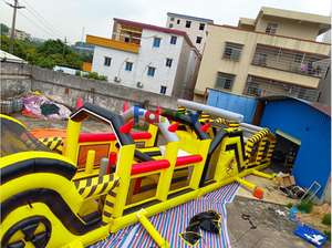 CE Commercial Bounce House Carrera <span class=keywords><strong>de</strong></span> obstáculos y laberinto inflable 6m x 4m PVC Ecológico Garantía <span class=keywords><strong>de</strong></span> 3 años - Product Image 5