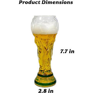 Verre à bière trophée <span class=keywords><strong>Coupe</strong></span> <span class=keywords><strong>du</strong></span> <span class=keywords><strong>Monde</strong></span> de la Bière 2026, verres à bière à thème football pour hommes, forme originale de trophée <span class=keywords><strong>Coupe</strong></span> <span class=keywords><strong>du</strong></span> <span class=keywords><strong>Monde</strong></span> de la Bière pour les fêtes de match - Product Image 6