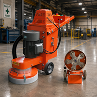 Meuleuse à béton YMN-400, directement de l'usine, avec aspirateur intégré pour les entrepreneurs en revêtements de sol